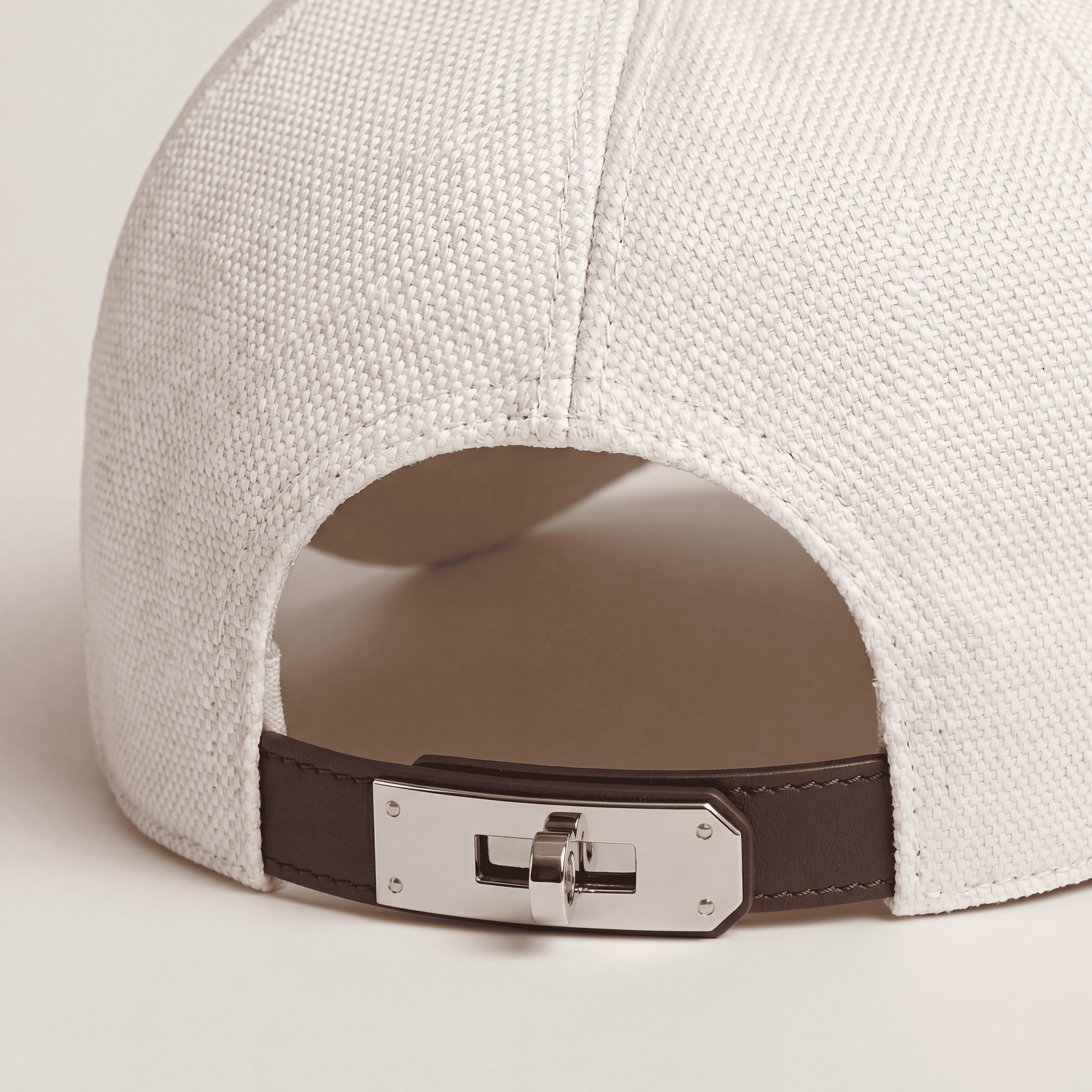 Marlow Cap - White / Brown