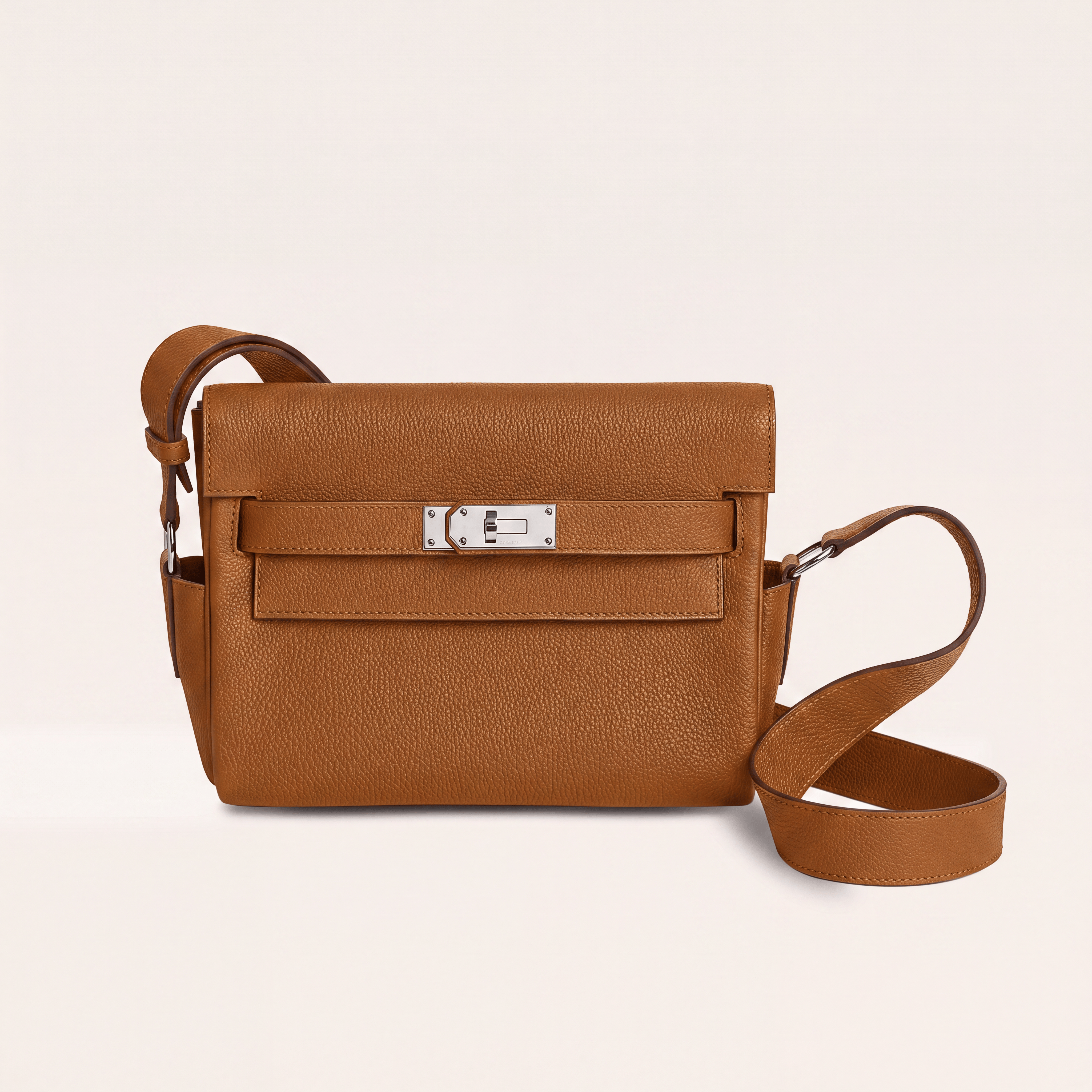 Marlow Messenger Bag - Golden Brown